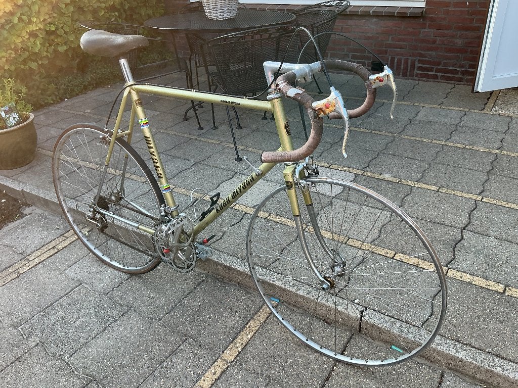 Racefiets, Ophalen, Gebruikt, Staal, Velgrem