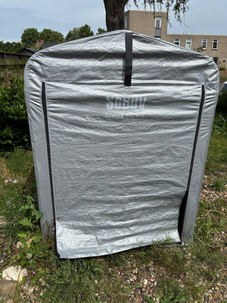Pvc tentje, Ophalen, Gebruikt