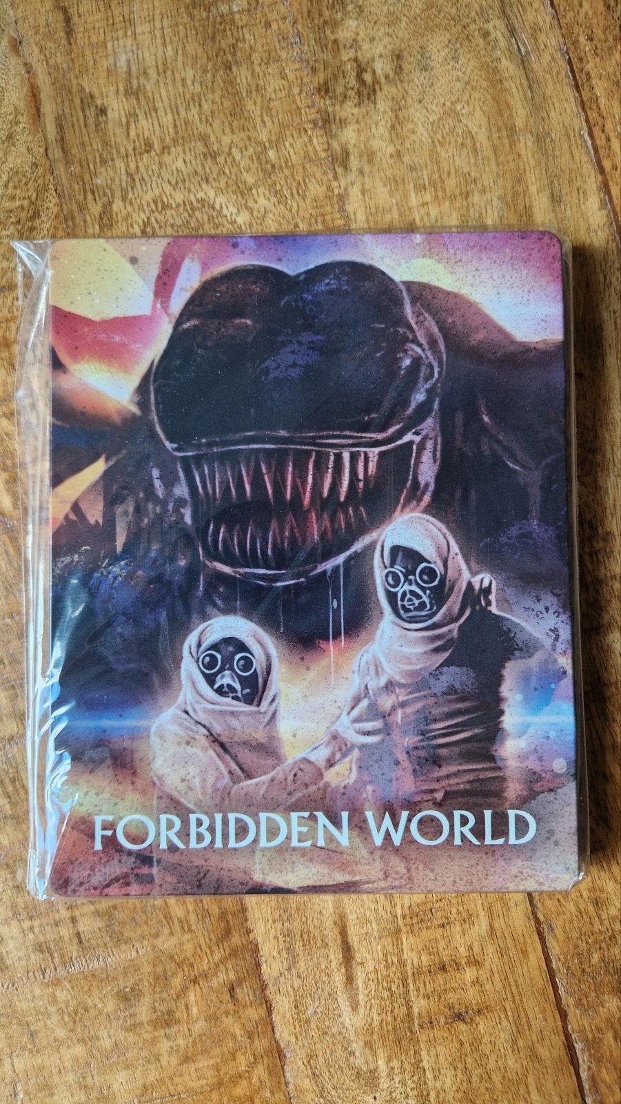 Forbidden World, steelbook bluray, Cd's en Dvd's, Blu-ray, Ophalen of Verzenden, Zo goed als nieuw, Horror