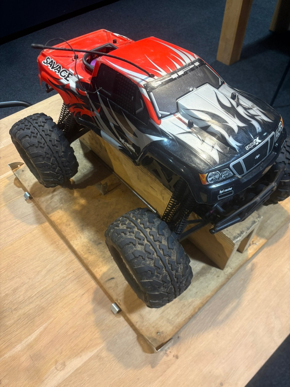 HPI Savage X RC Buggy, Ophalen of Verzenden, Zo goed als nieuw, Auto offroad