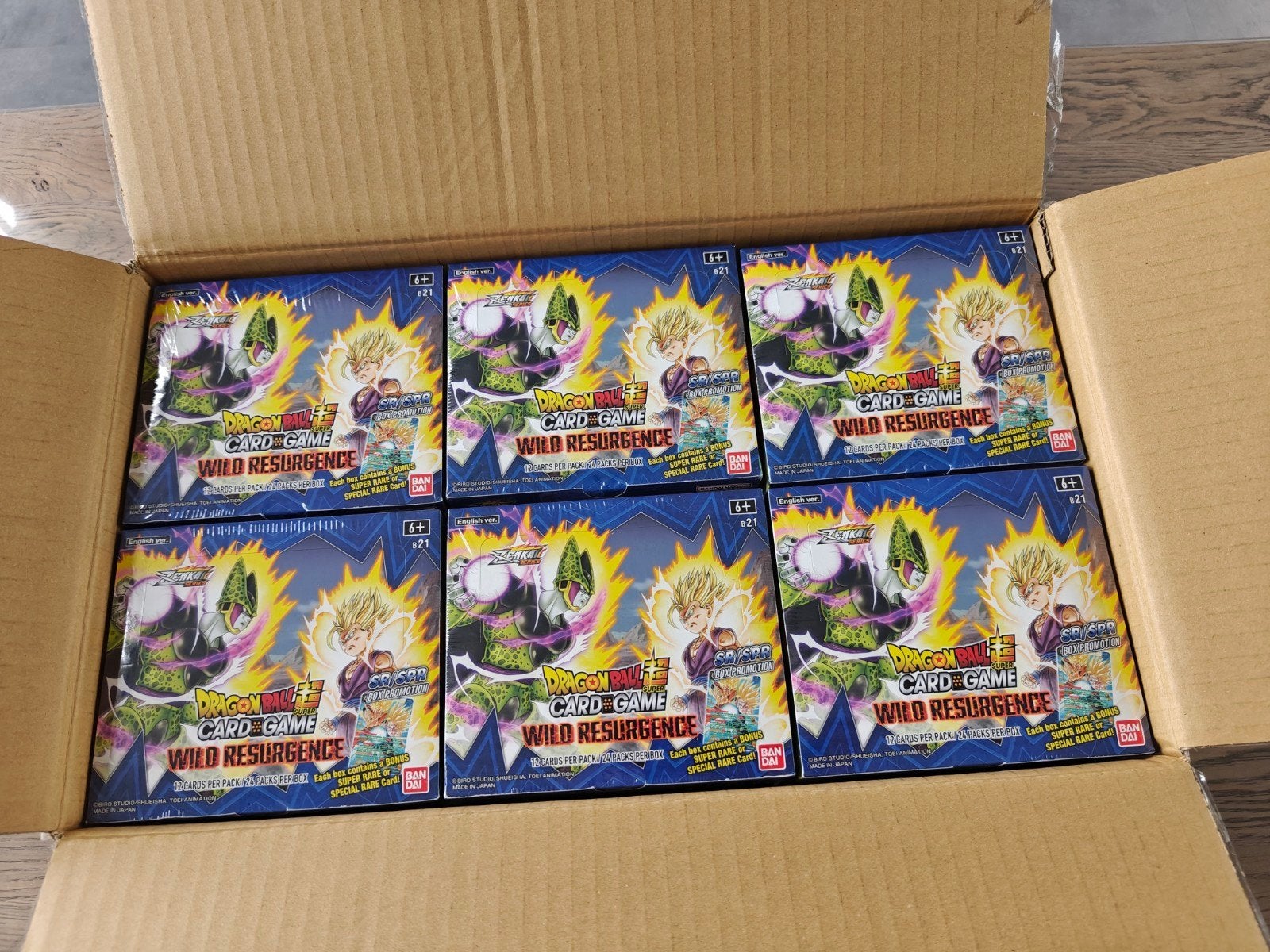 Dragonball Super Wild Resurgence booster box Nieuw en Sealed, Ophalen of Verzenden, Nieuw, Boosterbox, Foil