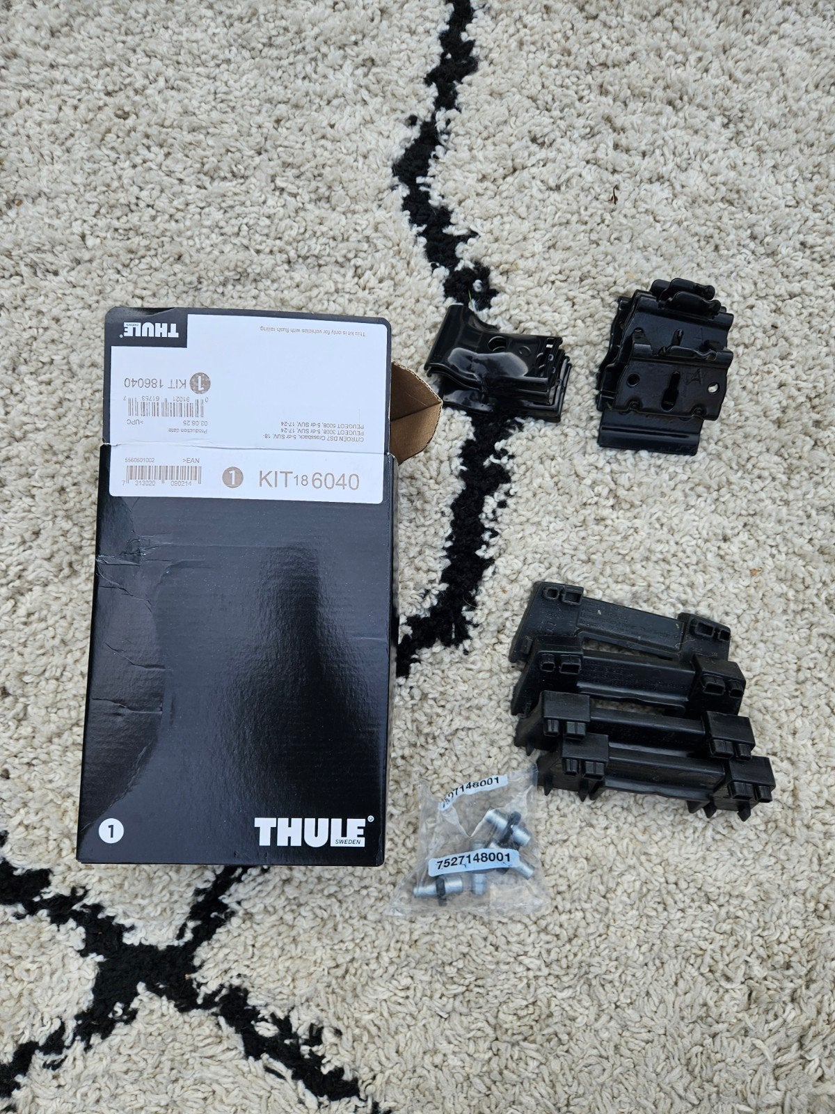 Thule dakdrager kit 186040 voor Peugeot 5008, Auto diversen, Dakdragers, Ophalen
