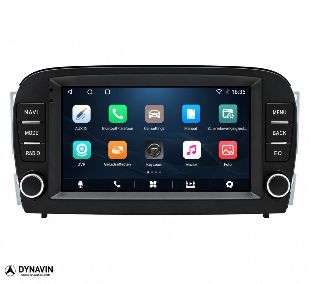 apple carplay mercedes SL R230 carplay android auto Dynavin