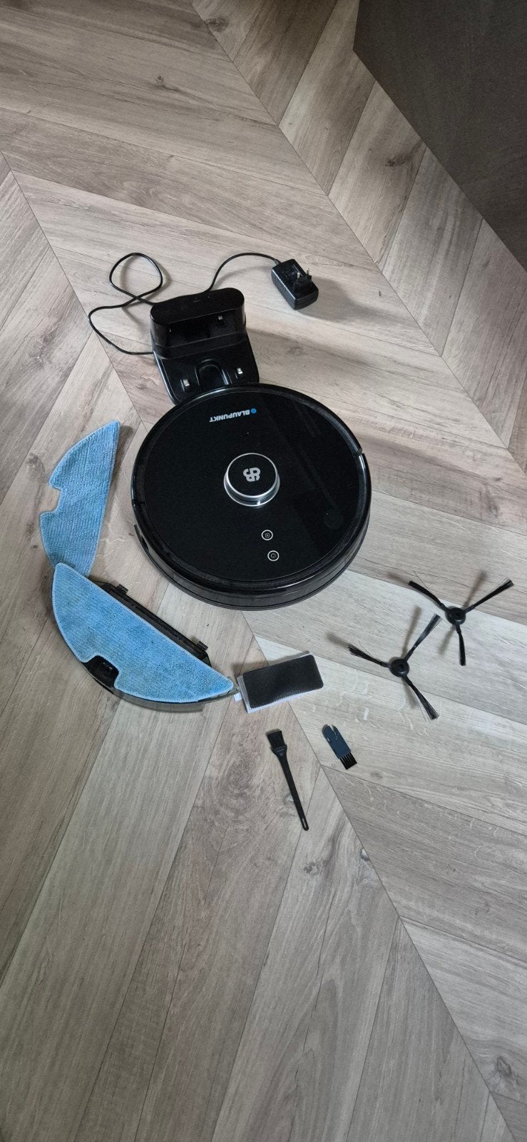 Blaupunkt Bluebot XTREME Robotstofzuiger met Dweilfunctie, Ophalen, Overige merken, Zo goed als nieuw, Robotstofzuiger