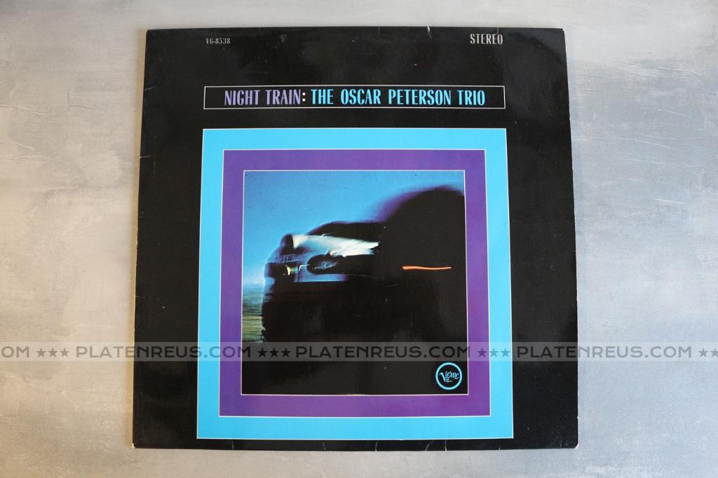 LP The Oscar Peterson Trio – Night Train , 1963 Jazz 4113, 1960 tot 1980, Gebruikt, Ophalen of Verzenden, Inclusief binnenhoes
