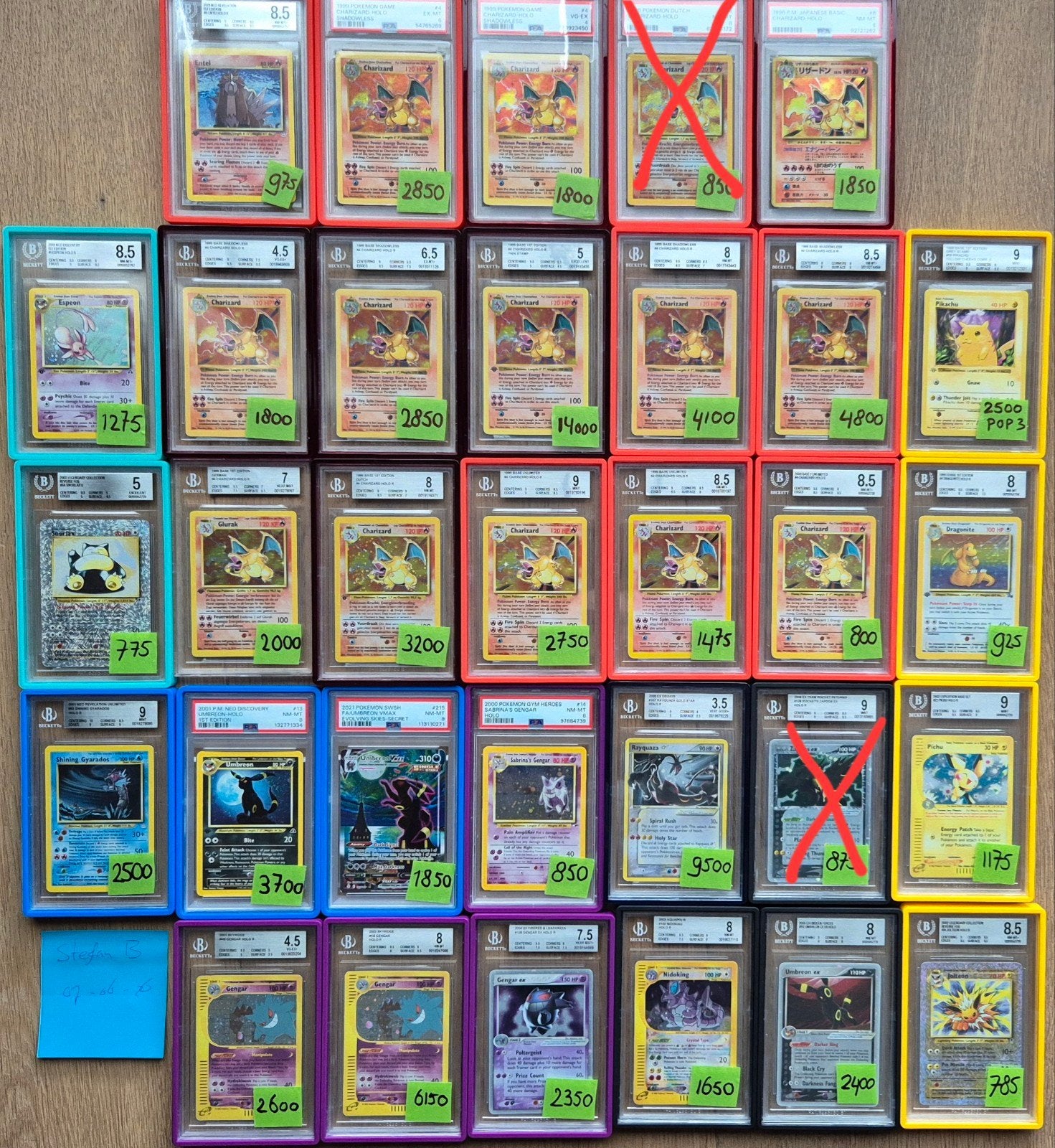 Groot aanbod PSA/BGS Slabs & Hits. Bekijk mijn advertenties., Hobby en Vrije tijd, Verzamelkaartspellen | Pokémon, Ophalen of Verzenden