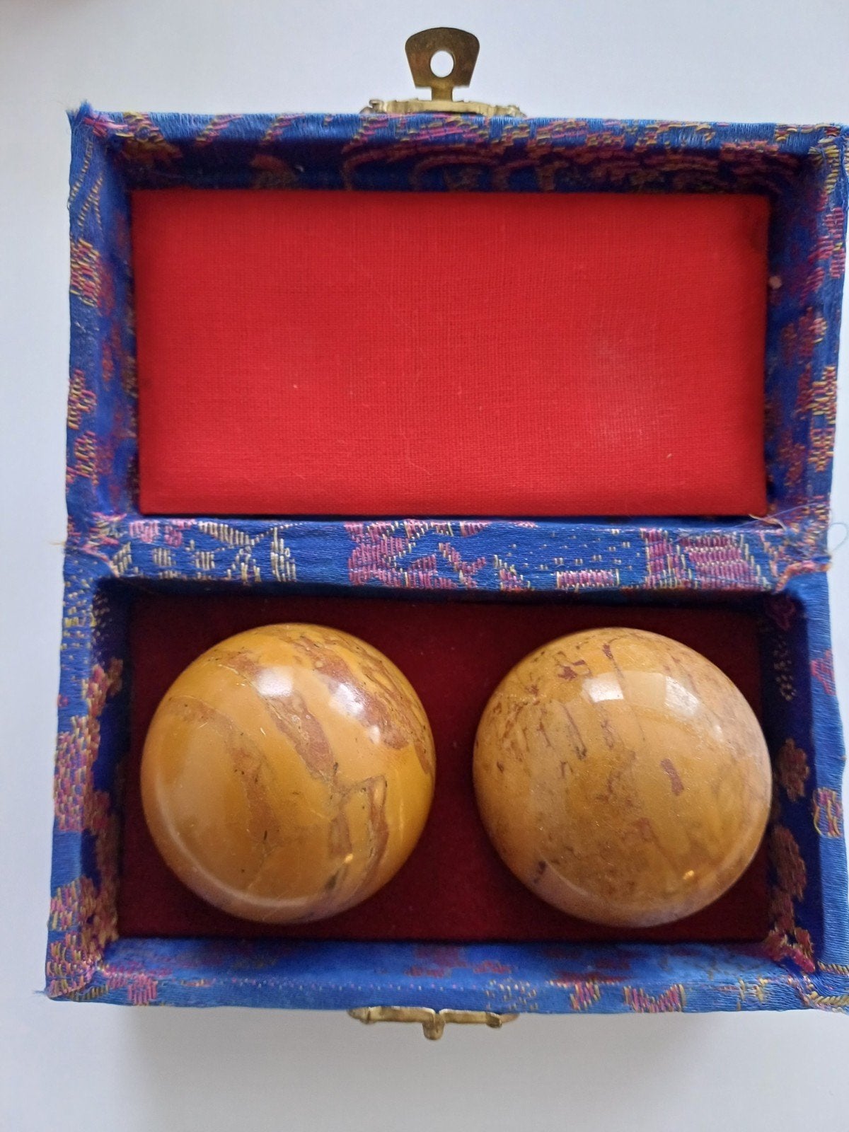 Chinese Baoding ballen in doosje, Antiek en Kunst, Ophalen