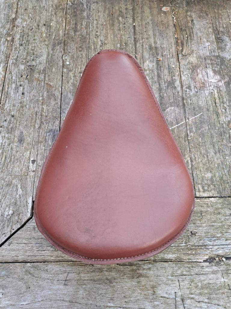 Leren Harley  Davidson zitje., Ophalen of Verzenden, Zo goed als nieuw, Zadel, Leer
