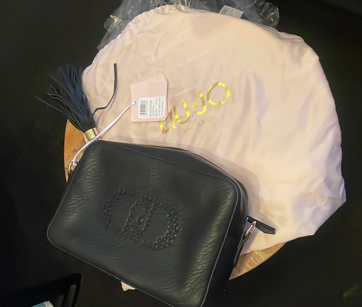Liu Jo Samiana Camera Case - Zwart met roze hoes, Ophalen of Verzenden, Nieuw, Zwart, Schoudertasje