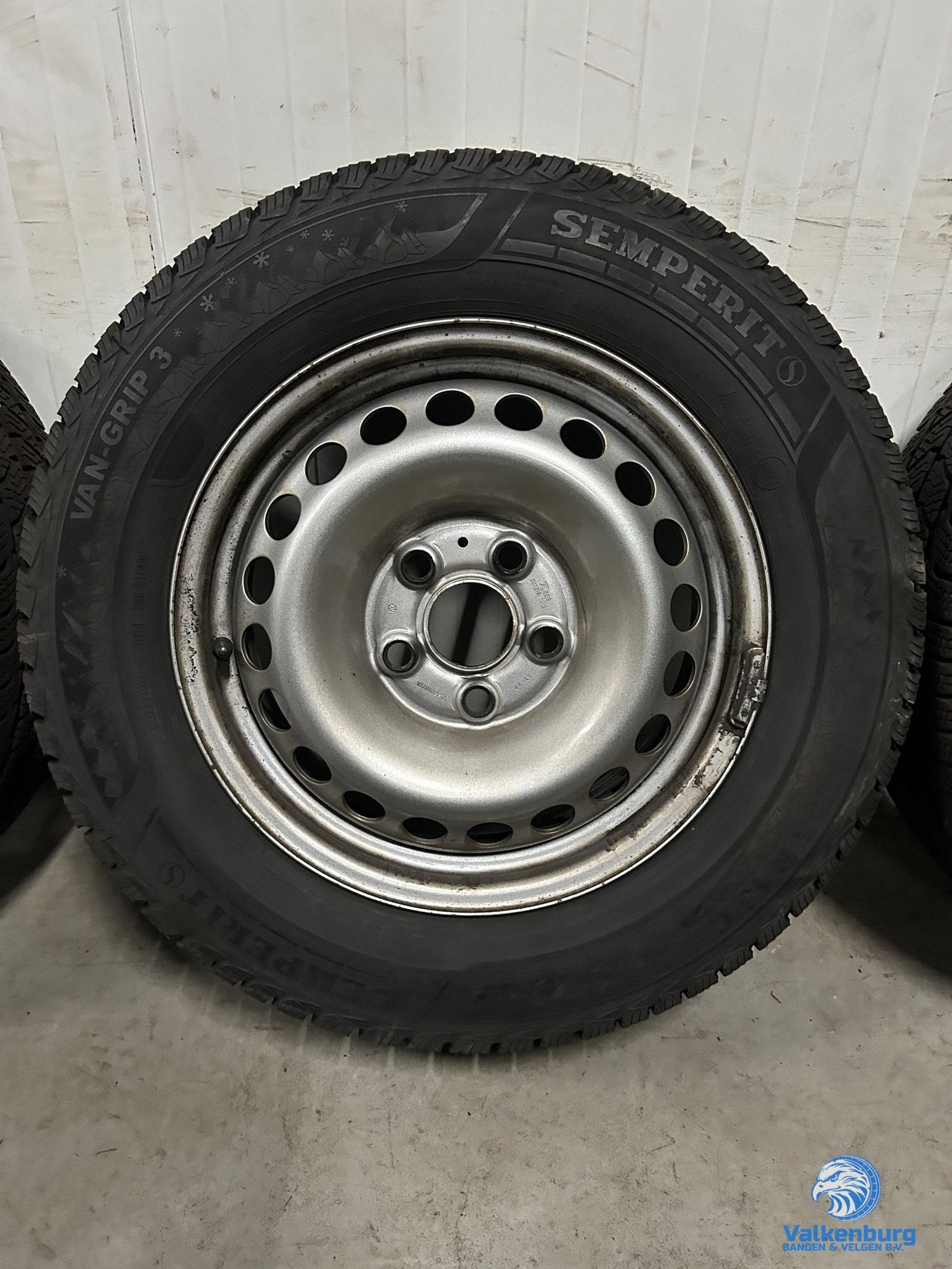 9mm! Originele VW Transporter T5 GP T6 T6.1 16 inch stalen v, Auto-onderdelen, Banden en Velgen, -, Banden en Velgen, -, Bestelwagen