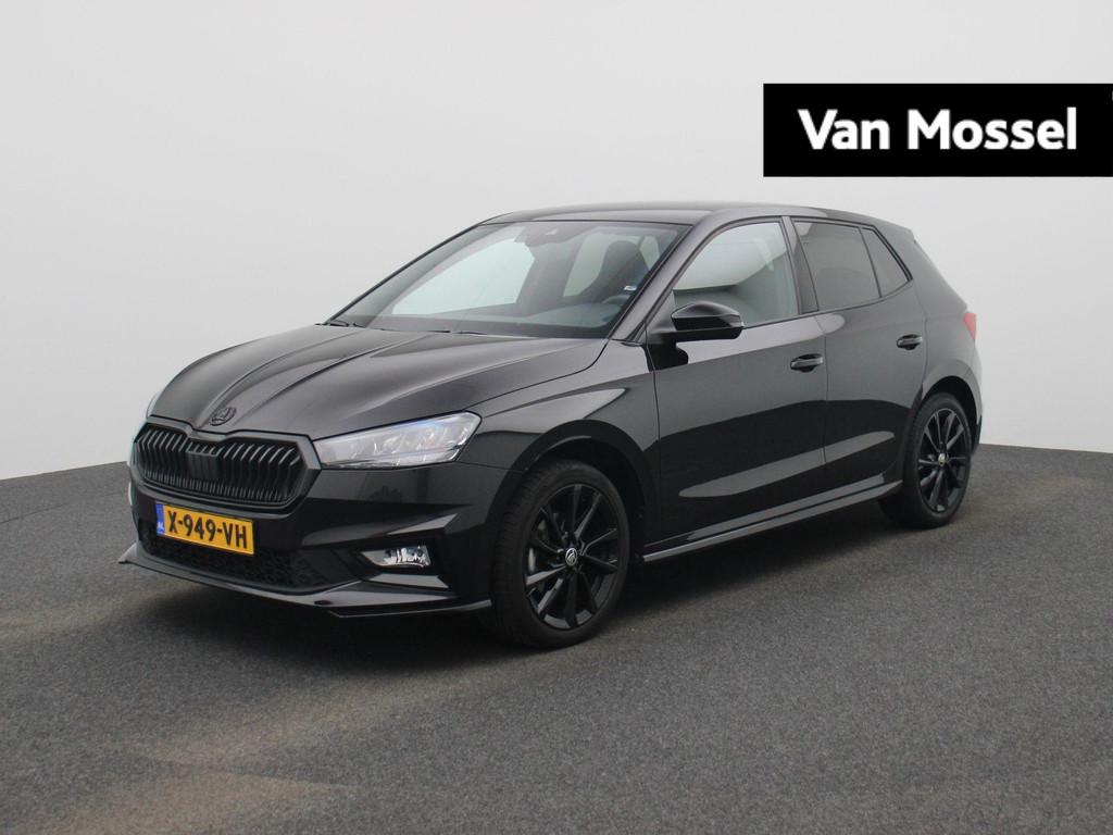 Skoda Fabia 1.0 TSI Monte Carlo 110 PK | Automaat | LED Kopl, Auto's, Skoda, 12 maanden, Stof, Zwart, Origineel Nederlands