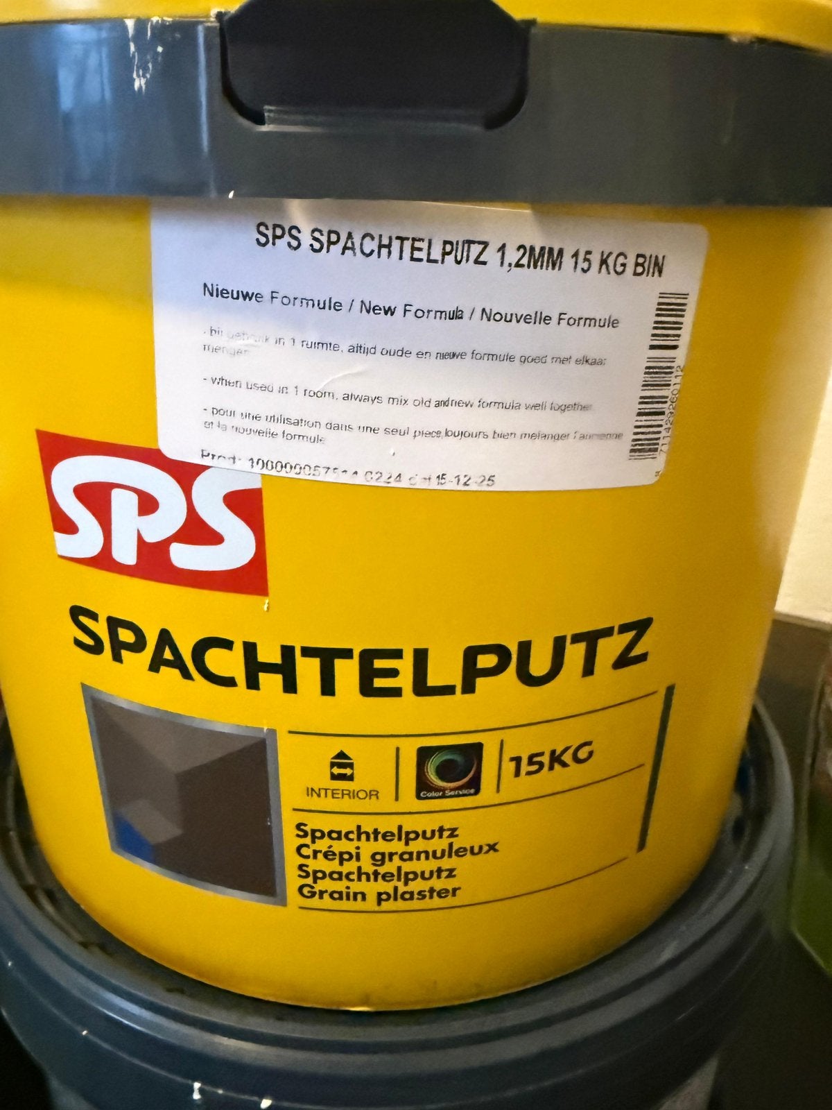 Spachtelputz 15 kg, Doe-het-zelf en Verbouw, Ophalen, Zo goed als nieuw, Wit