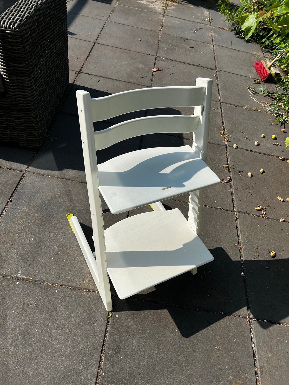 Witte Stokke TripTrap, Kinderen en Baby's, Kinderstoelen, Ophalen, Gebruikt, Meegroeistoel, Aanschuifbaar