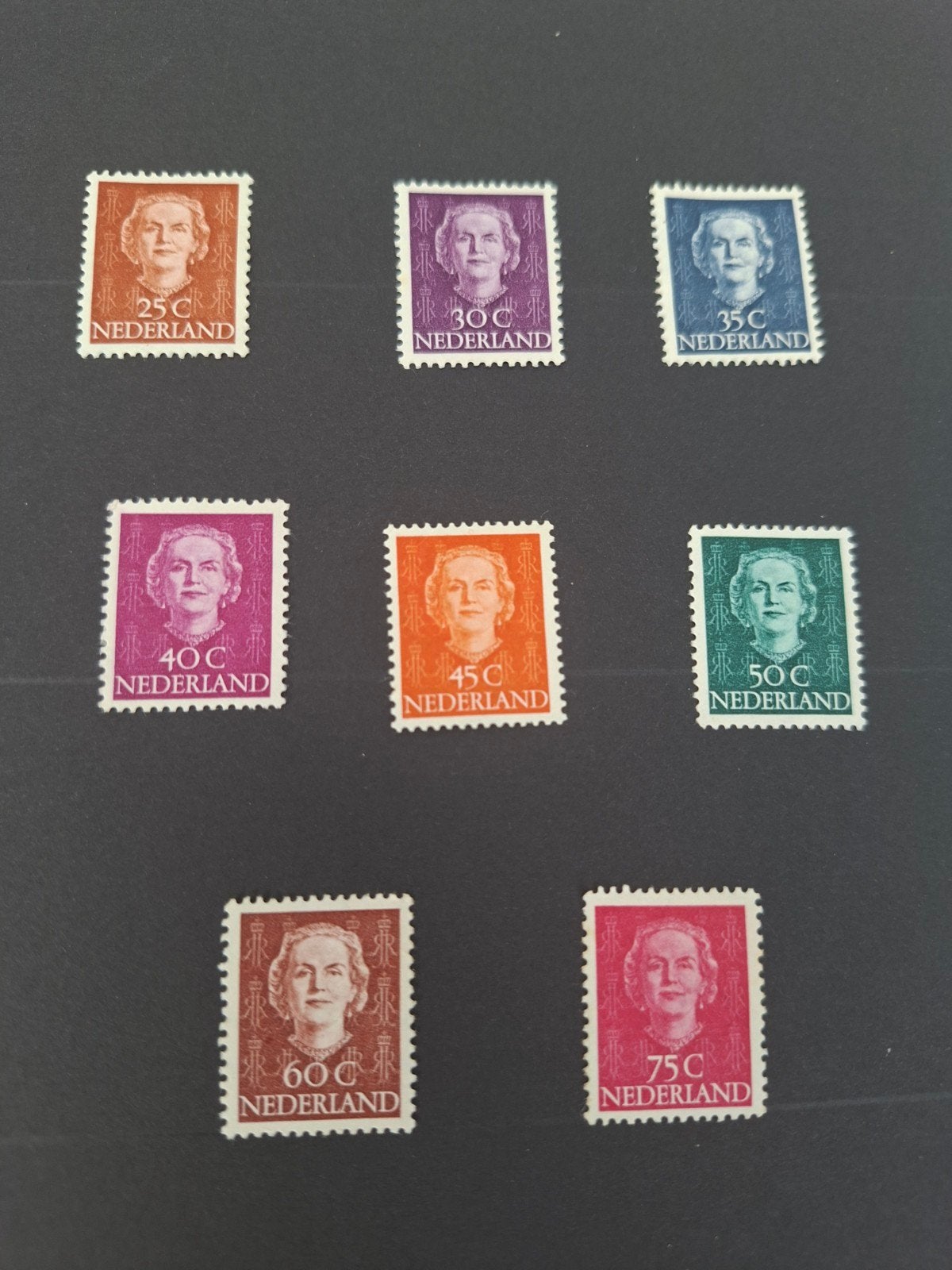 Nederlandse postzegels Koningin Juliana (1940-1980), Ophalen of Verzenden, Na 1940, Gestempeld