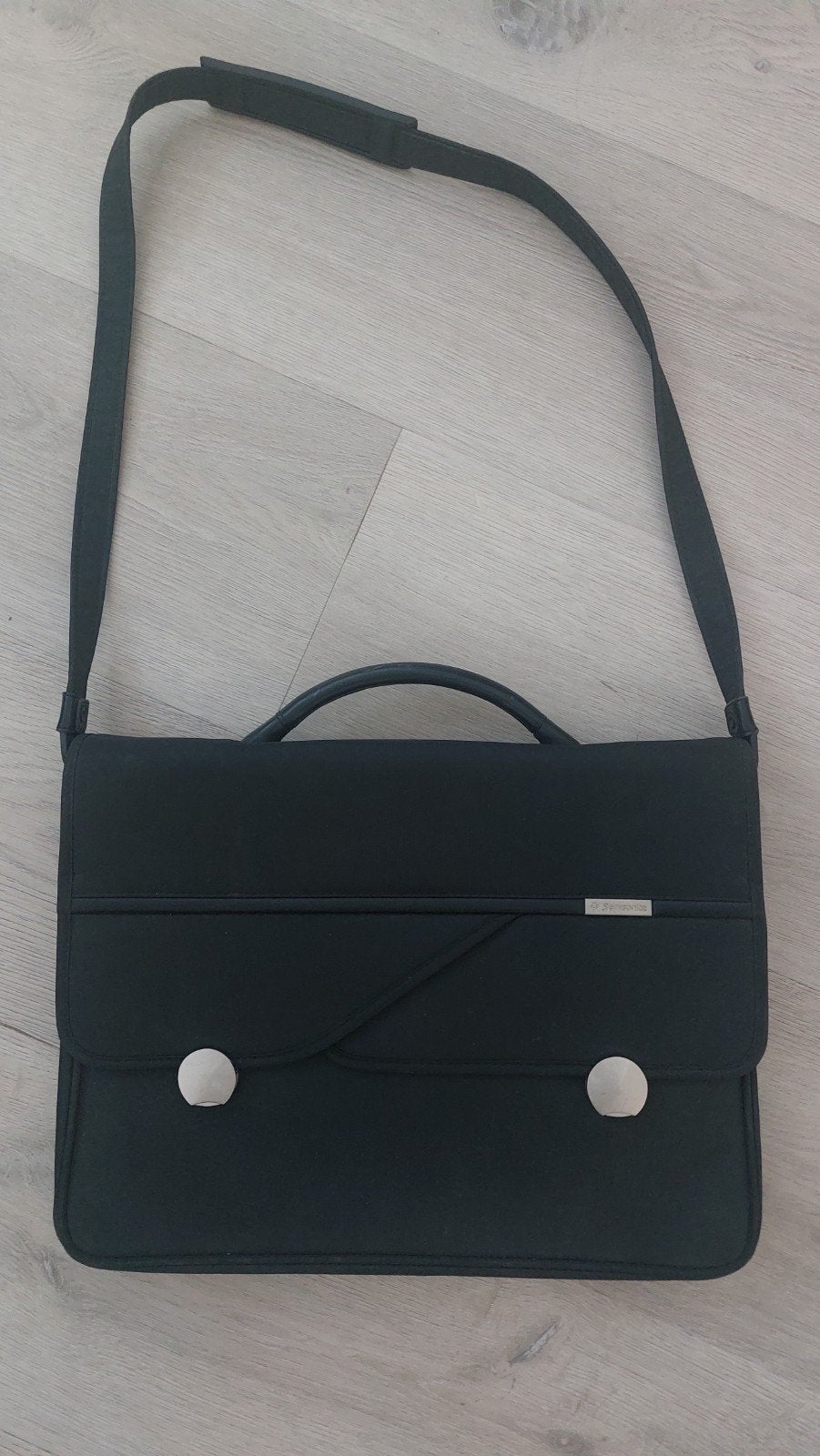 Samsonite laptop- / werk- / aktetas (zwart), Ophalen, Zo goed als nieuw, Zwart
