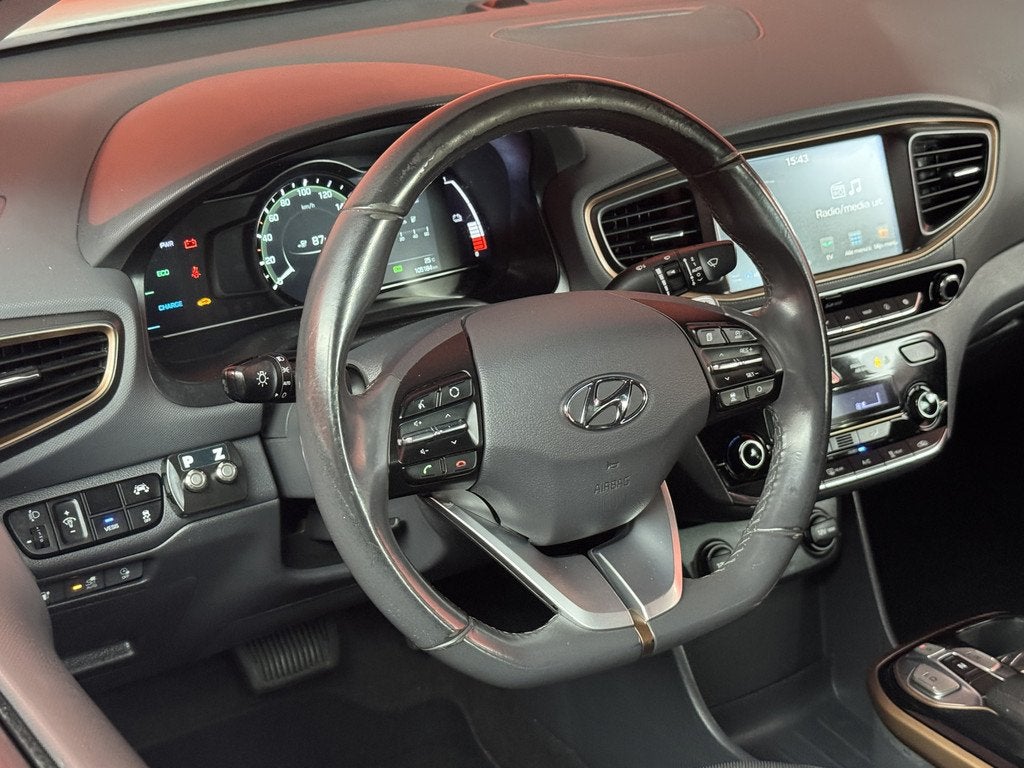 Hyundai IONIQ Comfort EV SOH 87,6% | Nieuw Binnen! | Navi |, Auto's, Hyundai, Stof, Gebruikt, Zwart, Wit