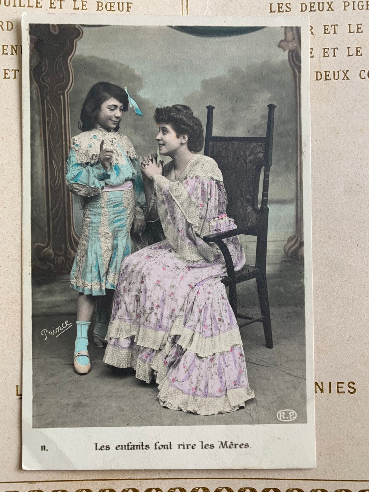 1906 Les enfants font rire le Mères (KK), Ophalen of Verzenden, Voor 1920, Gelopen, Kinderen