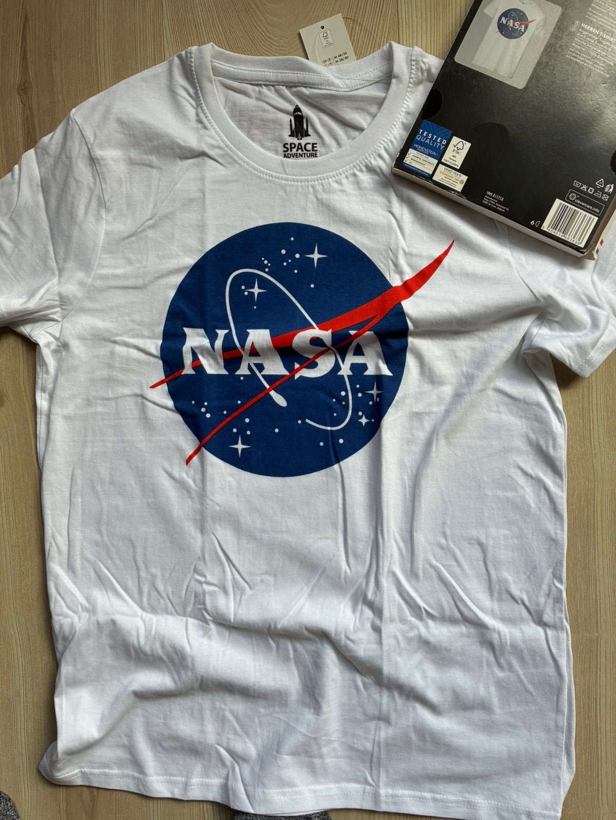 nog nieuw ongedragen NASA T Shirt - maat M, Ophalen of Verzenden, Nieuw, Maat 48/50 (M), Wit
