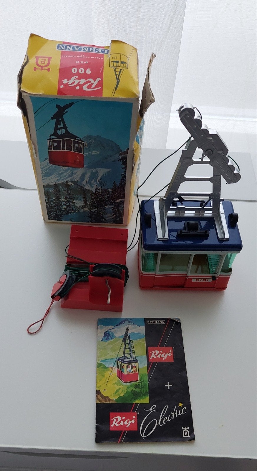 Vintage Lehmann Rigi 900 Kabelbaan - Made in Western Germany, Antiek en Kunst, Ophalen of Verzenden