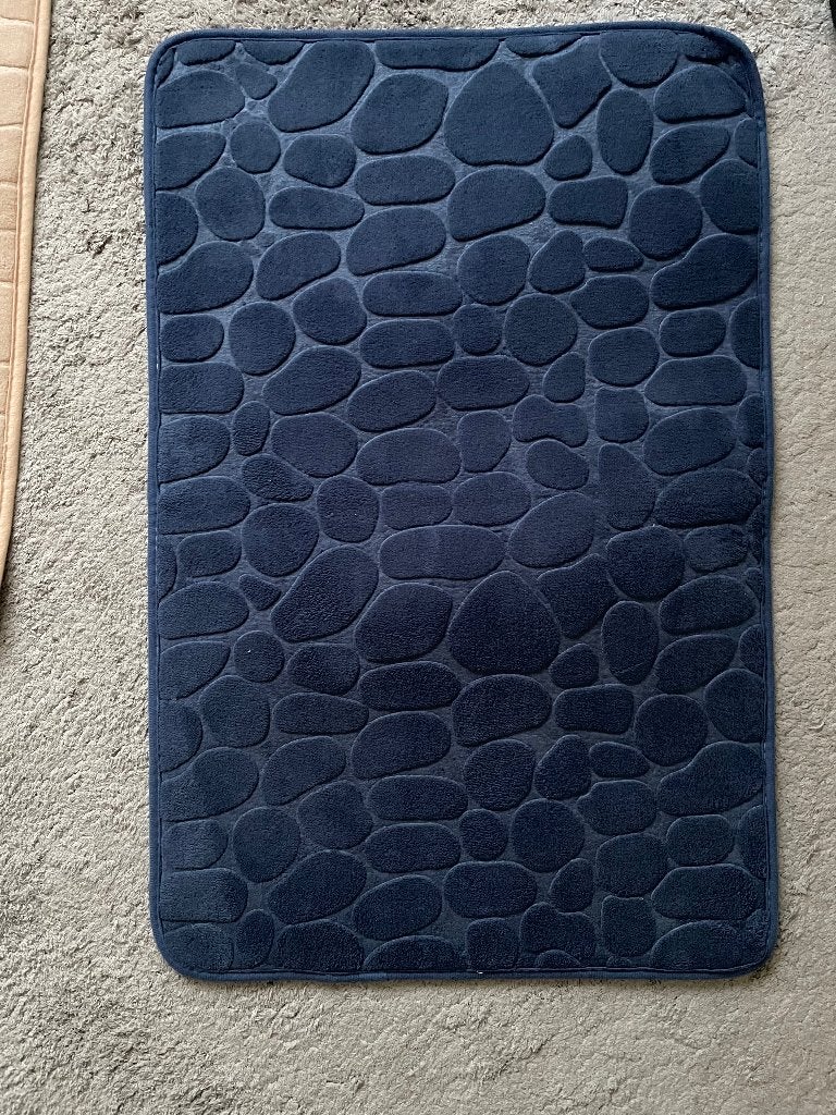 Badmat ongebruikt, Ophalen of Verzenden, Nieuw, Blauw, Badmat