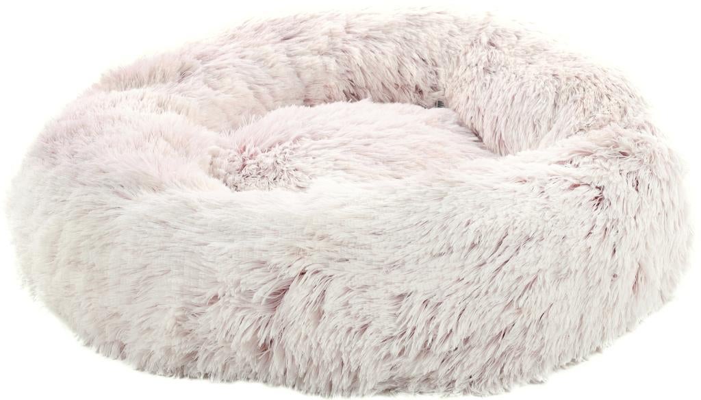 Kattenmand Fluffy Alba rond wit roze - 70 cm - nu € 24,95, Dieren en Toebehoren, Kattenmanden, ., Flamingo, Nieuw, Ophalen of Verzenden