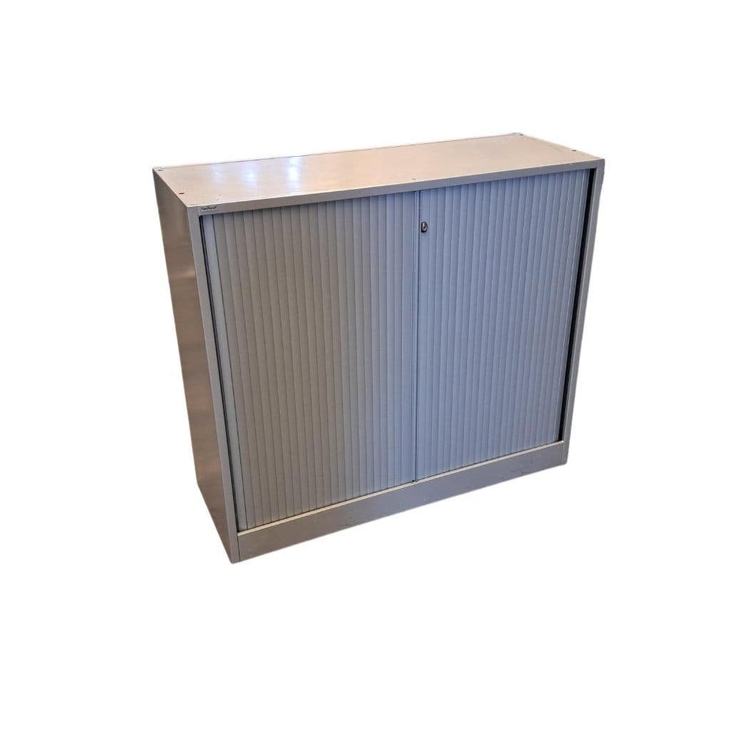Ahrend Roldeurkast Zilvergrijs 106 x 120 x 45, Gebruikt, 100 tot 150 cm, 100 tot 150 cm, Ophalen of Verzenden