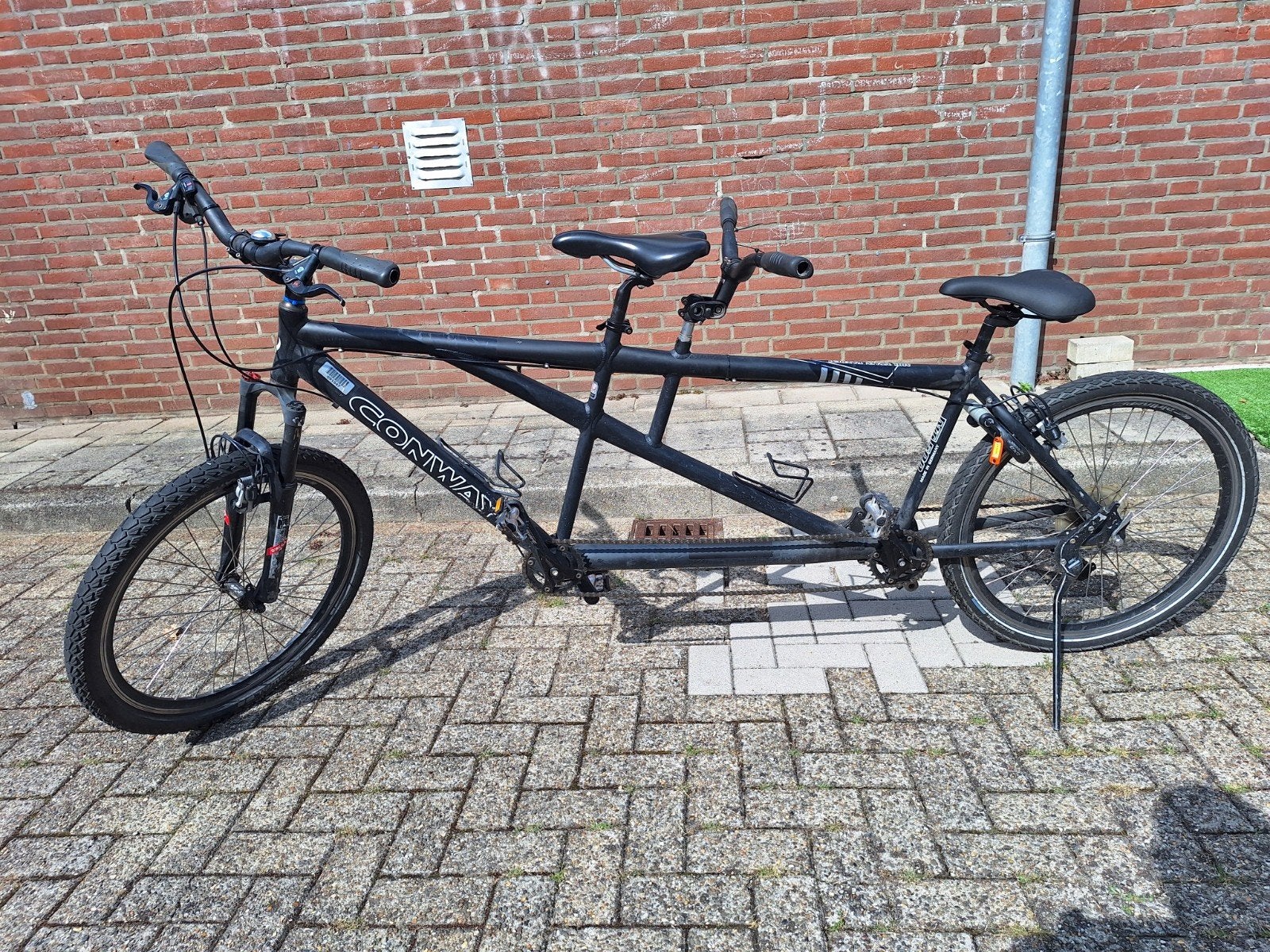 gezellig  op de tandem, Minder dan 10 versnellingen, Gebruikt, Vering, Velgrem