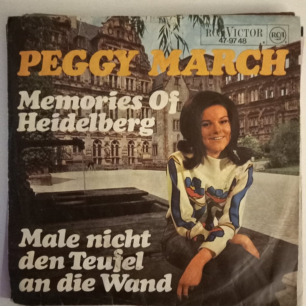 peggy march-memories of heidelberg, Gebruikt, 7 inch, Ophalen of Verzenden, Pop