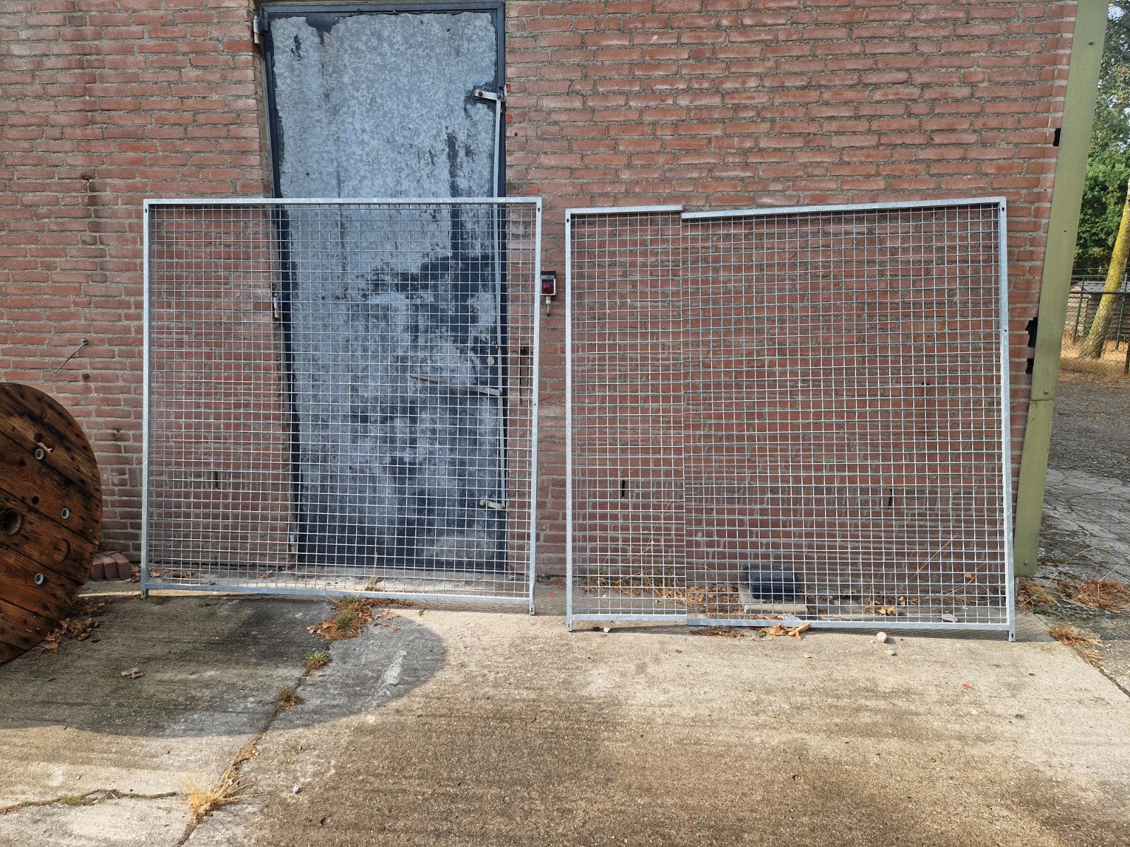 gegalvaniseerde hekken kennel, Tuin en Terras, Tuinhekken en Hekwerk, Ophalen, Zo goed als nieuw, IJzer, Gaashekwerk