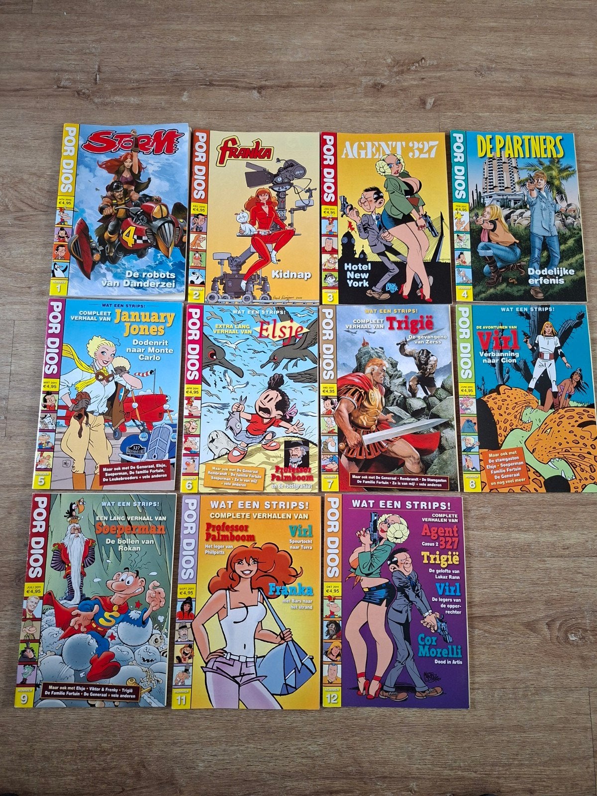 Por Dios  stripboeken  uitgegeven 2010 en 2011 (Eppo en Pep), Europa, Ophalen of Verzenden, Zo goed als nieuw, Meerdere comics