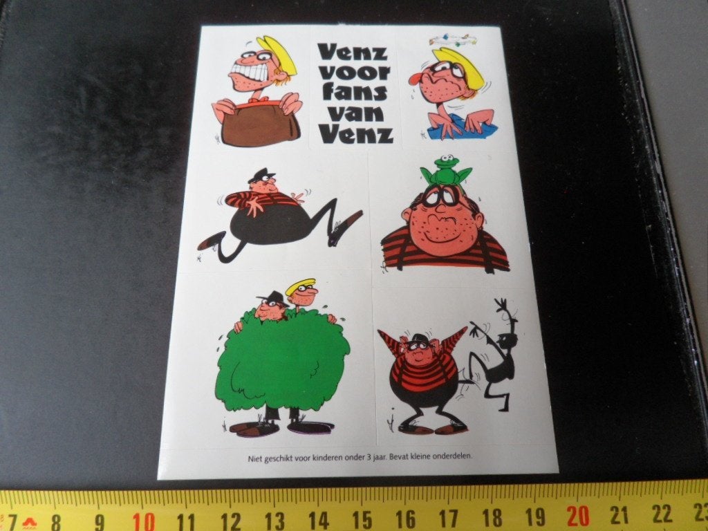 sticker set VENZ voor fans van VENZ  strip, Ophalen, Zo goed als nieuw
