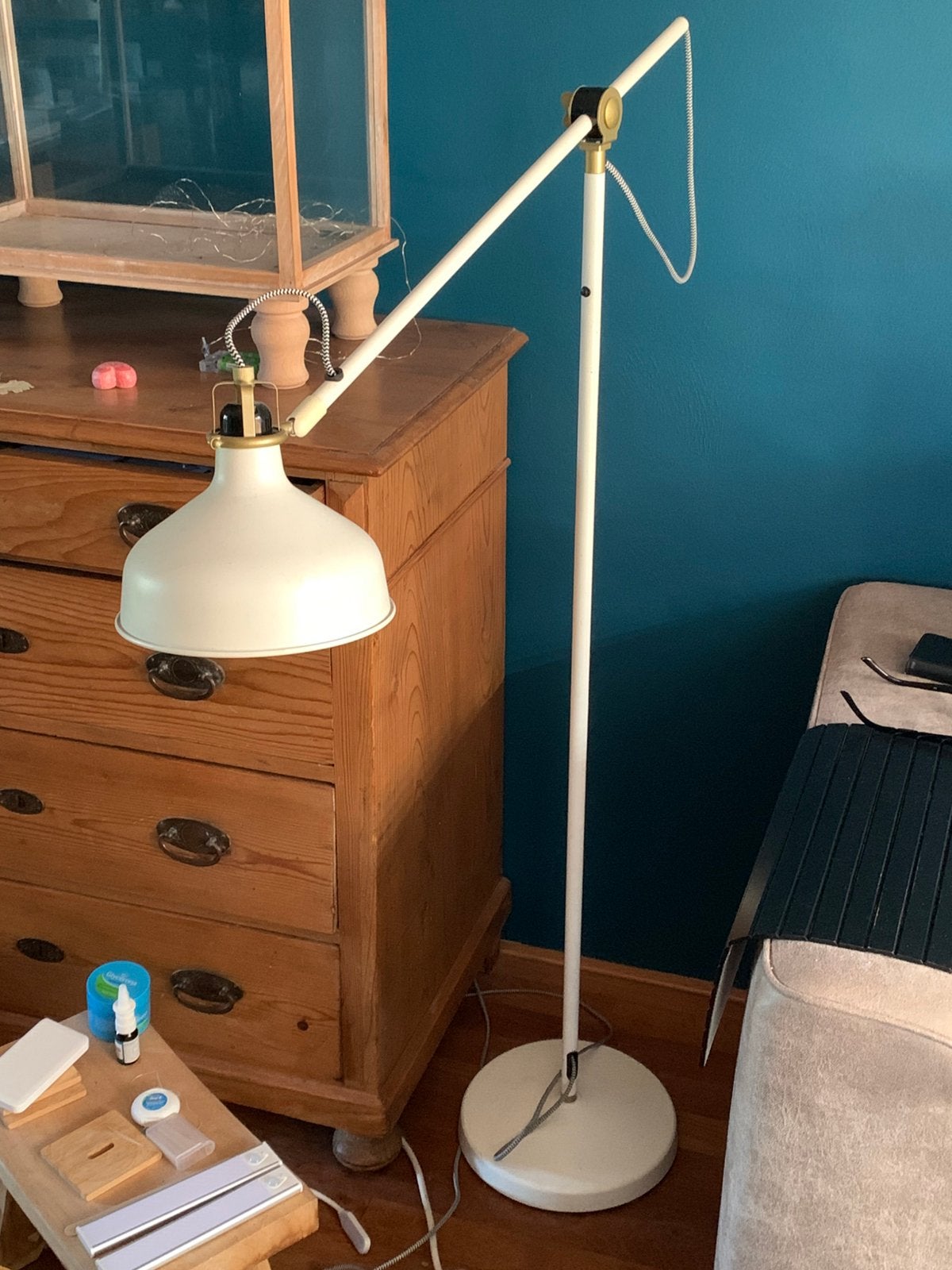 Vloerlamp Ikea, Ophalen, Zo goed als nieuw, Metaal, 150 tot 200 cm