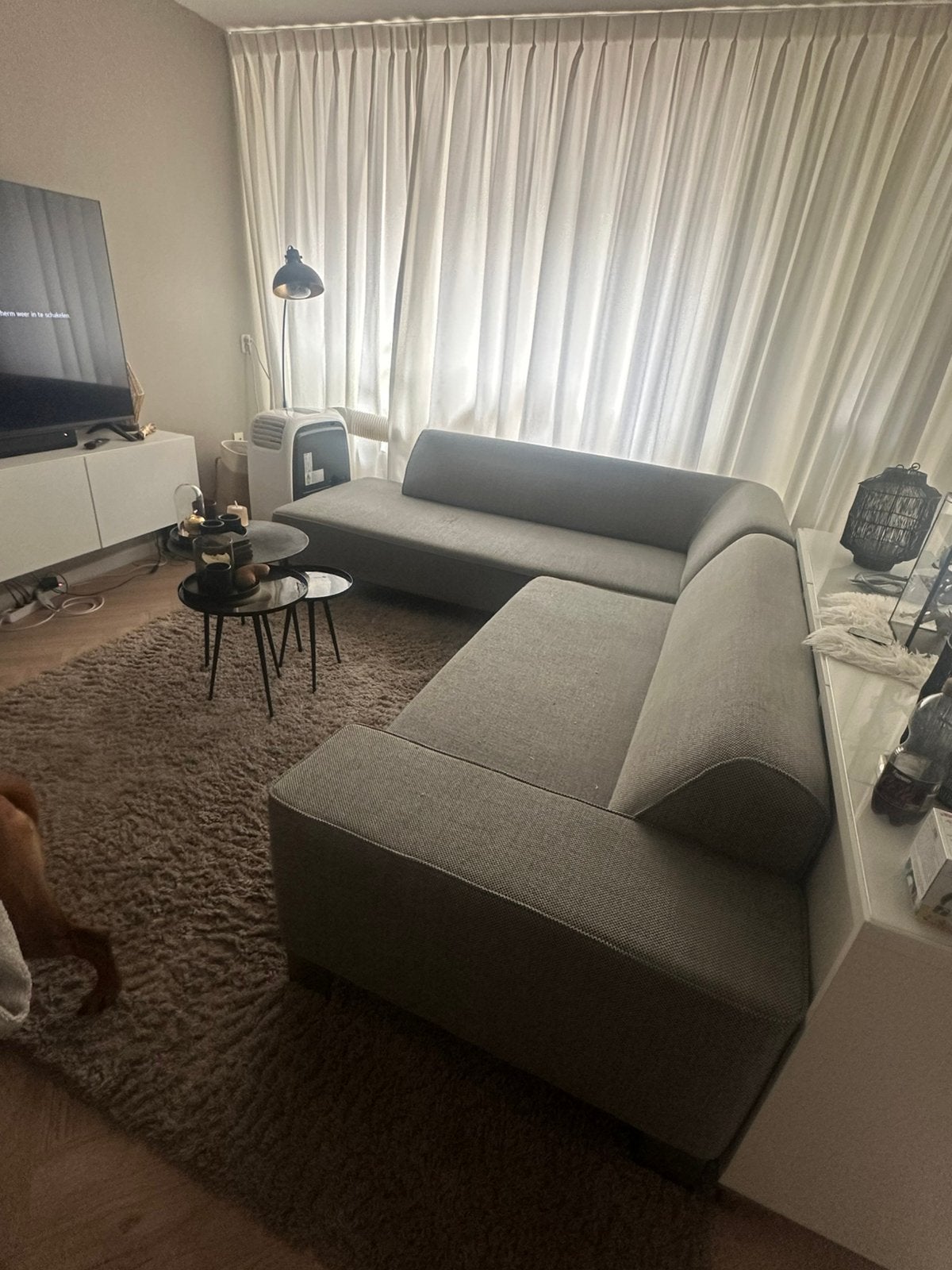 Oude designerbank met slijtage, Ophalen, Zo goed als nieuw