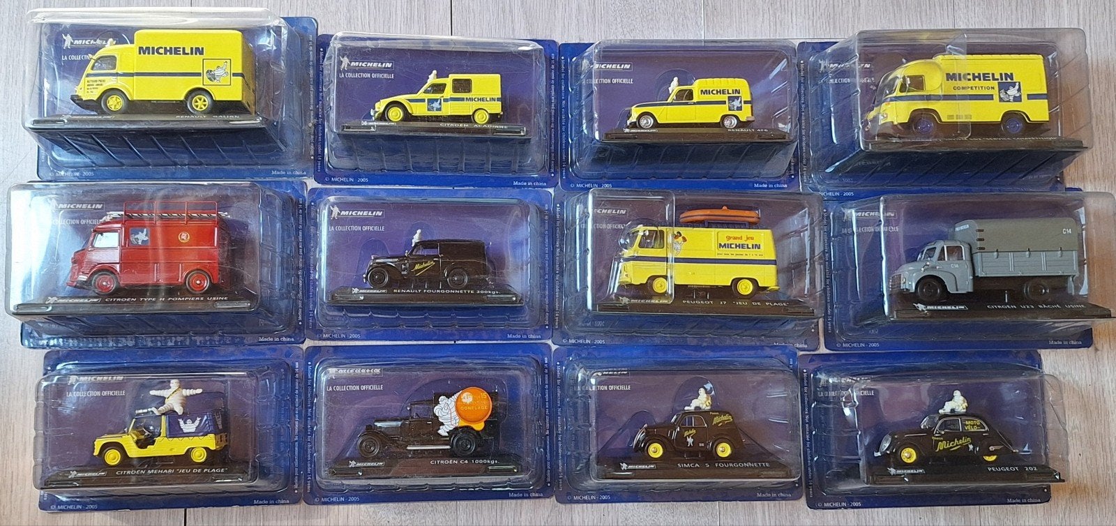 Michelin verzameling modelauto's - 12 stuks, 1:50 of kleiner, Overige typen, Nieuw, Ophalen