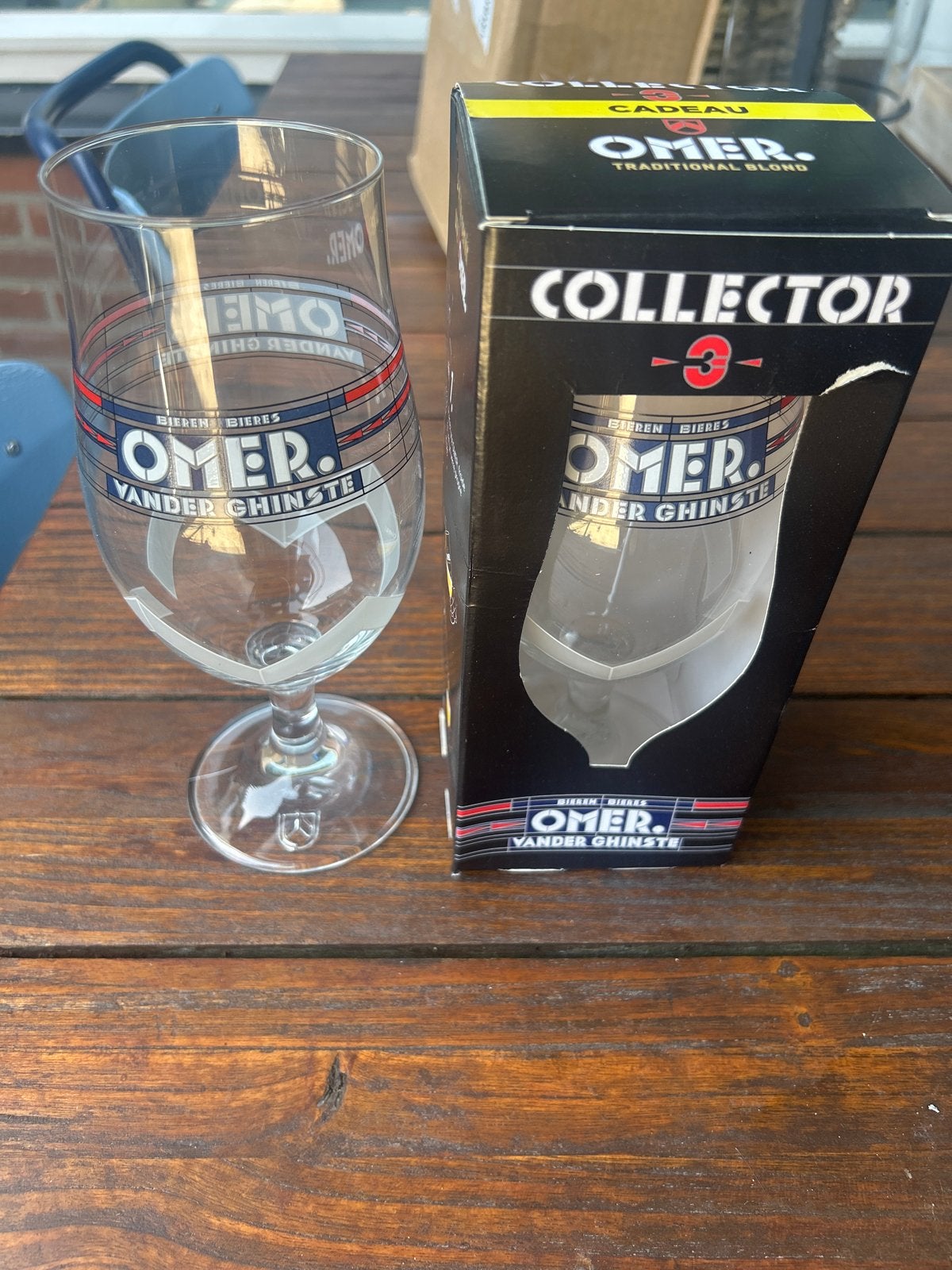 Omer Bierglazen Collector Editie 3 & 6 - Nieuw in Doos, Ophalen, Nieuw