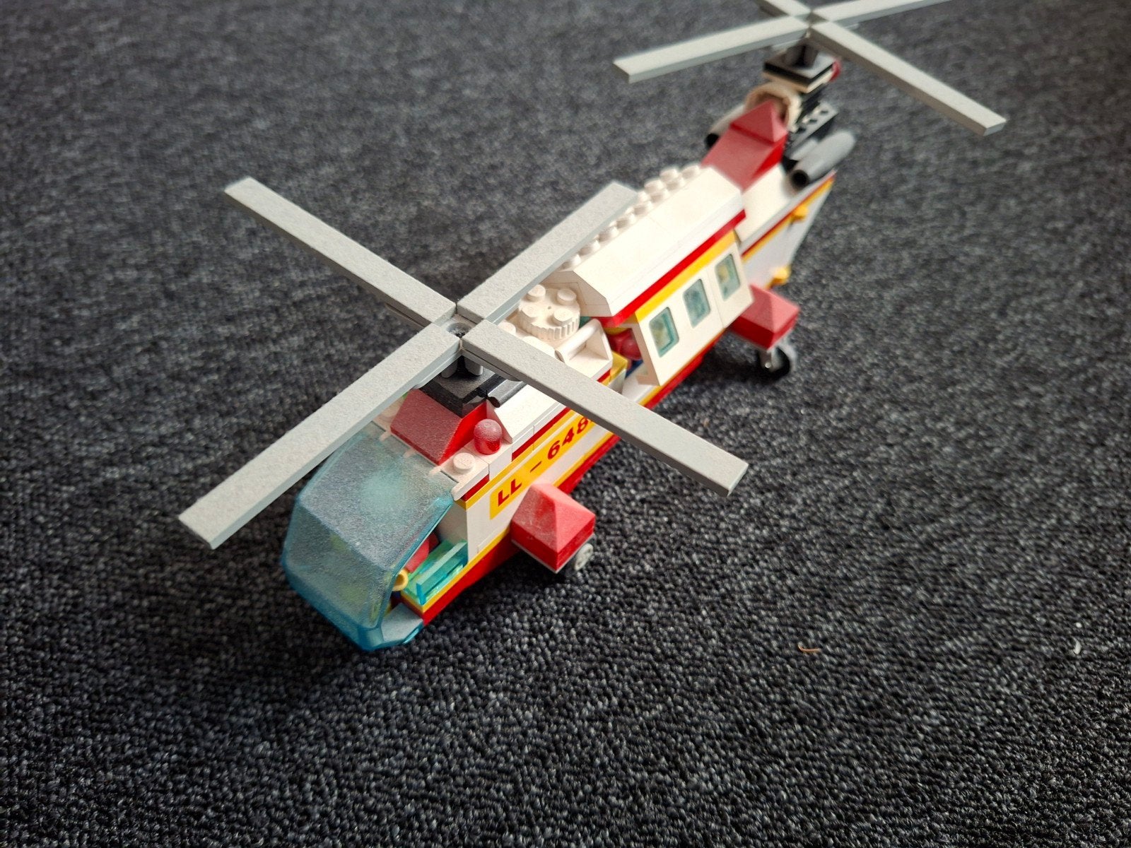 Lego helikopter 6482, Gebruikt, Verzenden, Lego, Complete set