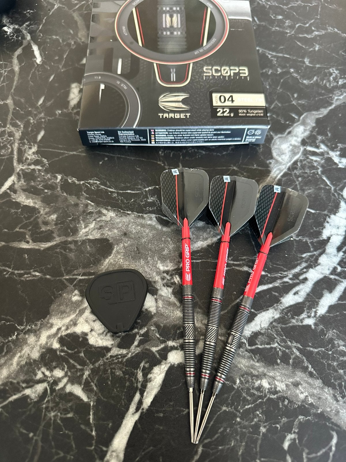 Target Scope 04 Swiss Point 90% - Dartpijlen - 22 gram, Ophalen, Gebruikt, Pijlen