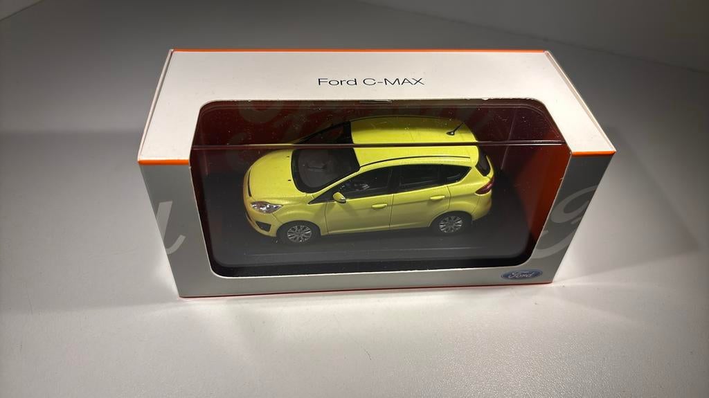Ford c-max yellow minichamps 1.43, Hobby en Vrije tijd, Modelauto's | 1:43, Auto, Ophalen of Verzenden, MiniChamps, A