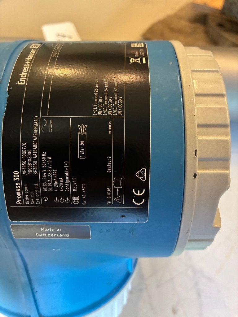 Flowmeter, E&H Promass 300, 83F DN50, Verzenden, Zo goed als nieuw, Service.nl@endress.com, Endress & Hauser