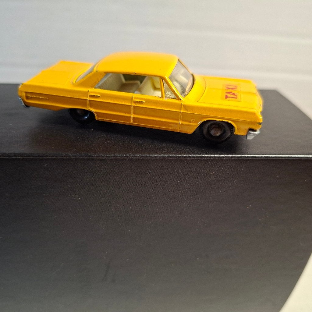 Matchbox Lesney # 20 Impala TAXI silver base no box, Verzenden, Gebruikt, Auto