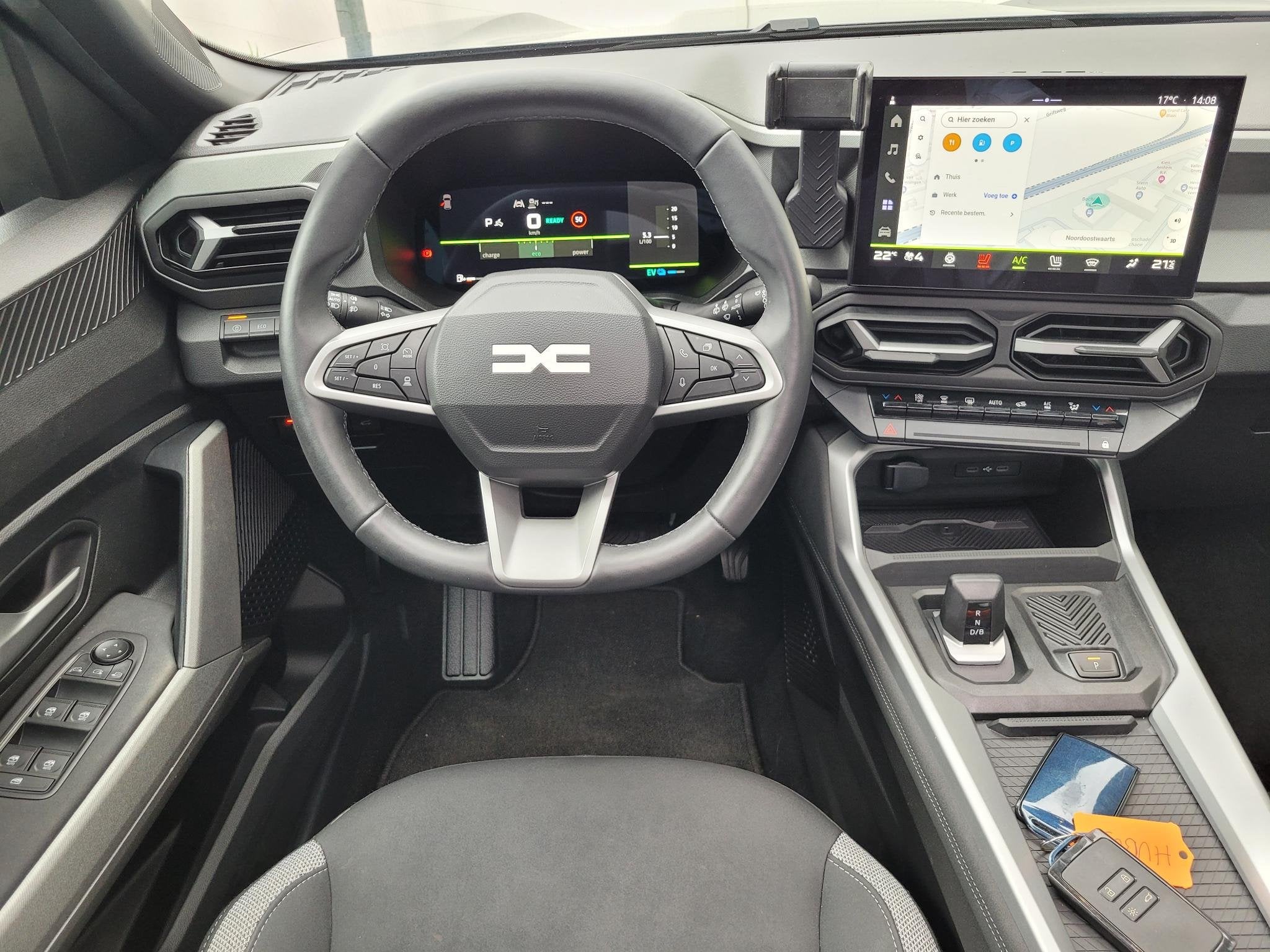 Dacia Bigster 1.8 Hybrid 155 Launch Edition | Schuif/Kantel-, Auto's, Stof, Gebruikt, Met garantie (alle), Blauw