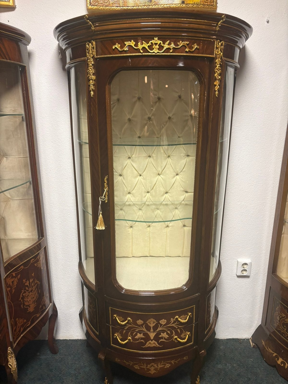 Barok vitrine nr 2, Huis en Inrichting, Kasten | Vitrinekasten, Zo goed als nieuw, Minder dan 100 cm, 25 tot 50 cm, 50 tot 100 cm