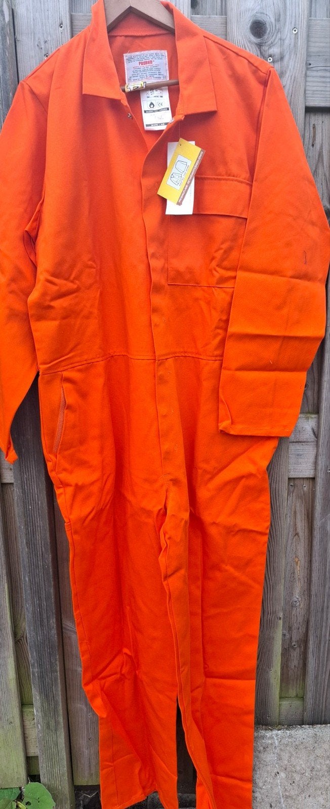 Kraft oranje brandvertragend overall maat 42 ,46 en 50, Tuin en Terras, Werkkleding, Kraft, Overall, Nieuw, Kinderen