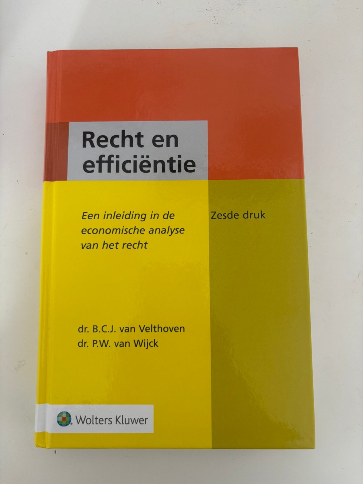 Recht en efficiëntie, Boeken, Verzenden, Alpha, Zo goed als nieuw, WO