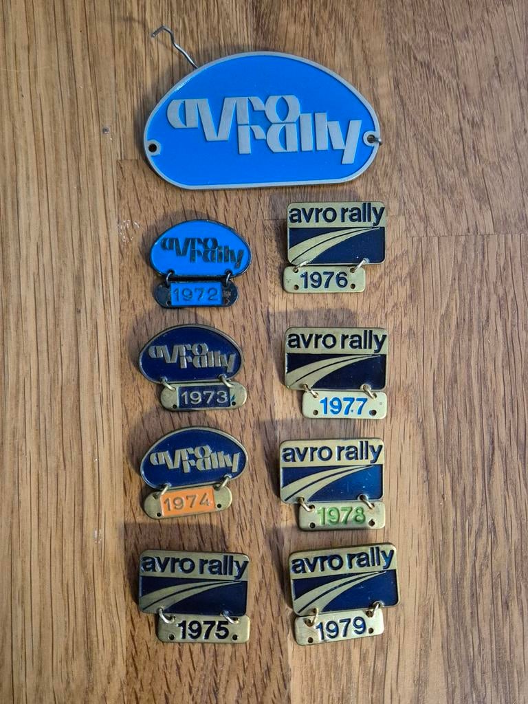 Avro Rally speldjes 1972 tem 1979, Ophalen of Verzenden, Gebruikt, Overige onderwerpen
