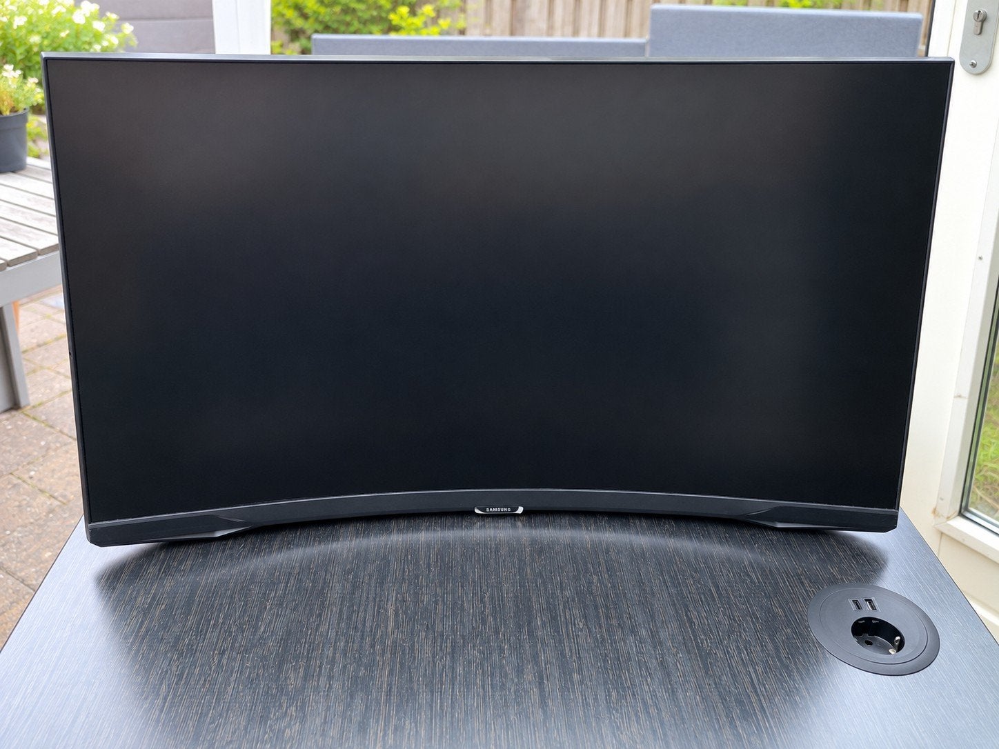 Samsung Odyssey Neo G7 32 inch 4K 165Hz Mini LED Curved, Gebruikt, Curved, Ultra HD (4K), Samsung