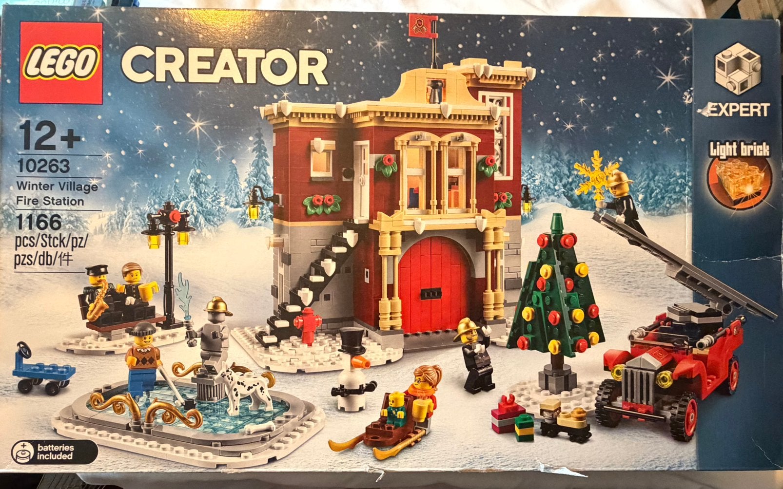 Lego 10263 Winter Village fire station, Ophalen of Verzenden, Gebruikt