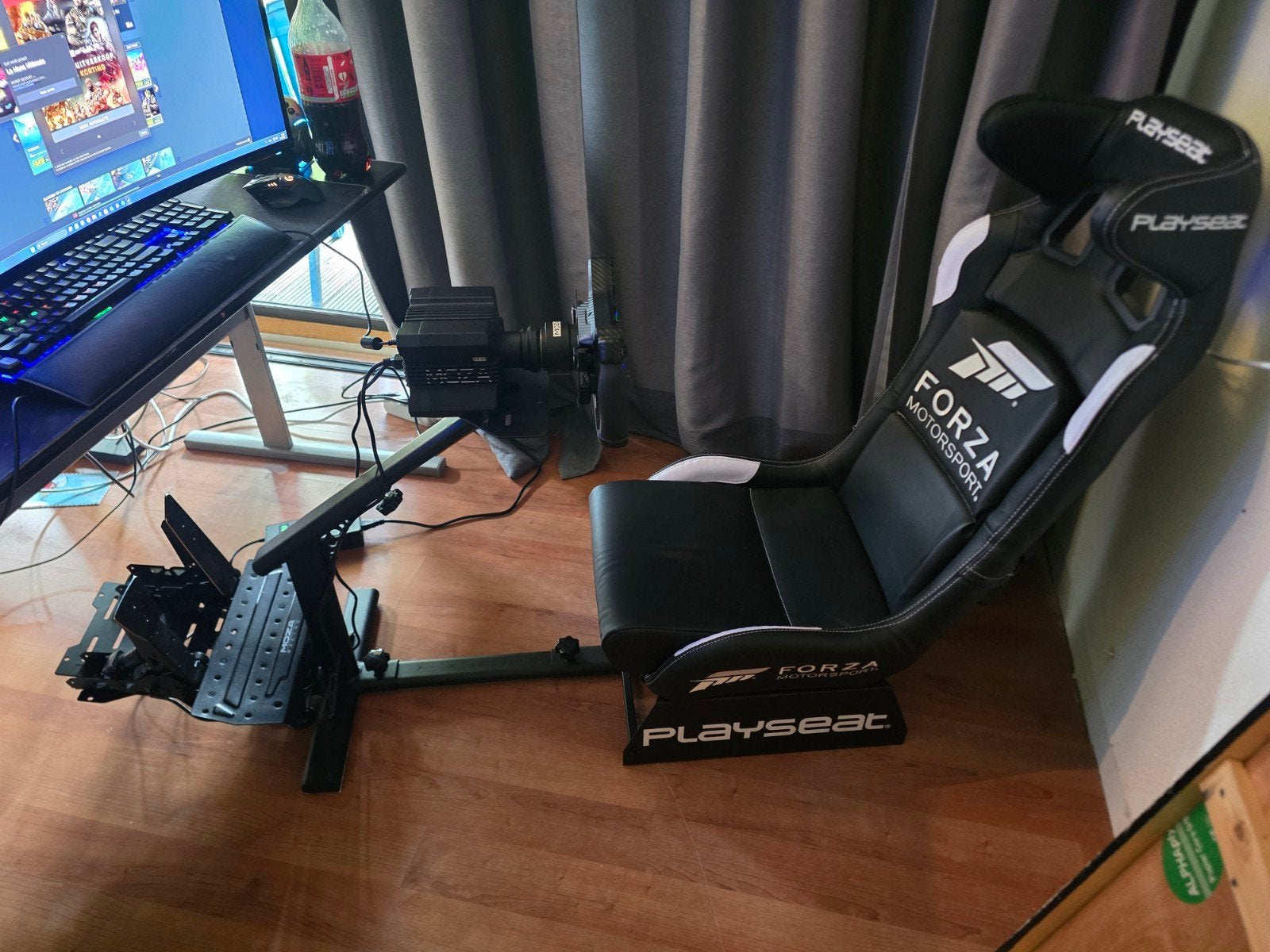 Playseat Forza, Spelcomputers en Games, Spelcomputers | Overige, Ophalen, Zo goed als nieuw
