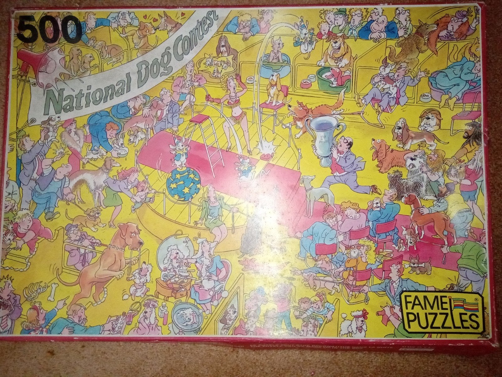 Honden puzzel van 500 stukjes (60% gaat naar het goede doel), Ophalen, 500 t/m 1500 stukjes, Gebruikt, Legpuzzel
