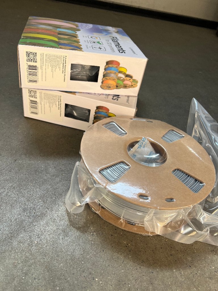 Gembird 3D Filament PLA 1,75 1kg ZILVER, Computers en Software, 3D-printerbenodigheden, Gembird, Gembird, Nieuw, Ophalen of Verzenden